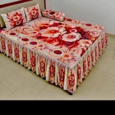 3D কুঁচি বেডসিট সেট